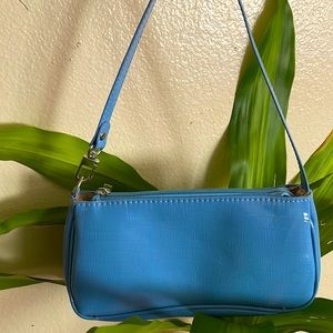 SHEIN purse is a size small and baby blue